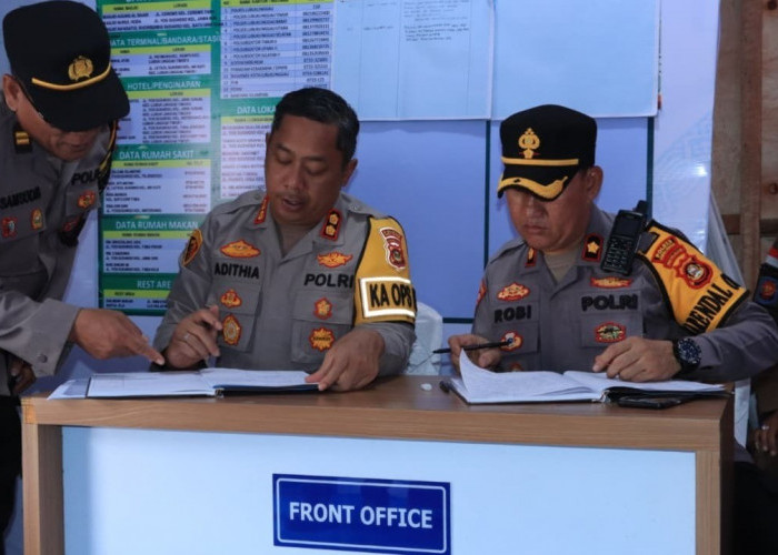 Pastikan Pelayanan Mudik Maksimal, Kapolres Turun Cek Kesiapan Pos Operasi Ketupat Musi 2026