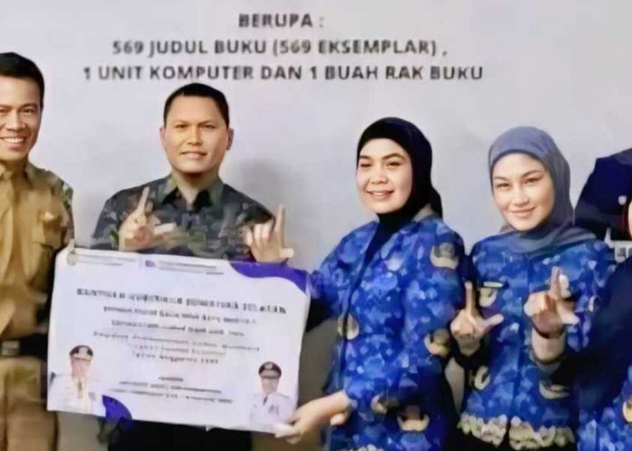 Desa di Ogan Komering Ulu Terima Bantuan Bahan Bacaan