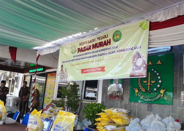 Kejari OKU Gelar Pasar Murah Sambut Ramadhan