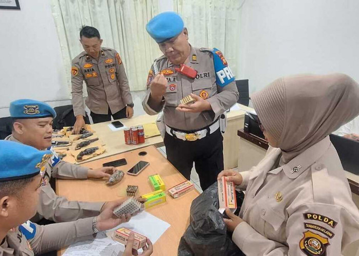 Polda Sumsel Gelar Sidak Senjata Api Dinas, Pastikan Disiplin dan Keamanan Personel