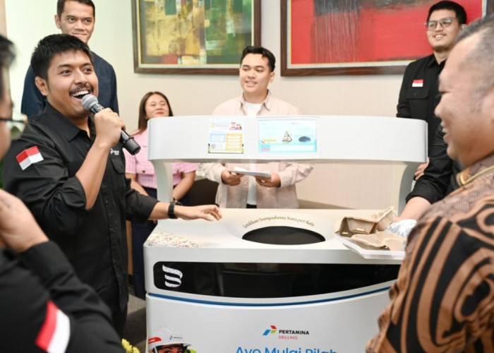 Pertamina Drilling Luncurkan SRIKANDI, Tempat Sampah Pintar Berbasis AI untuk Dukung Green Drilling