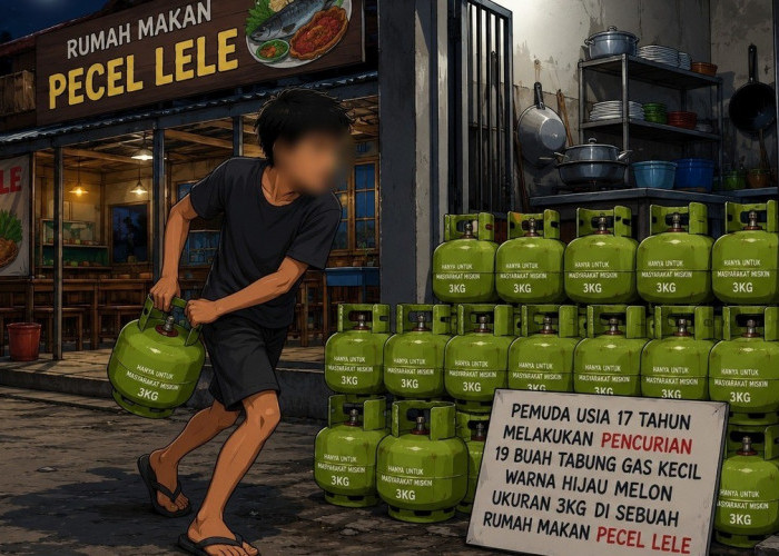 Terungkap! Pelaku Pencurian 19 Tabung Gas LPG di Gunung Ibul Barat Prabumulih Ditangkap
