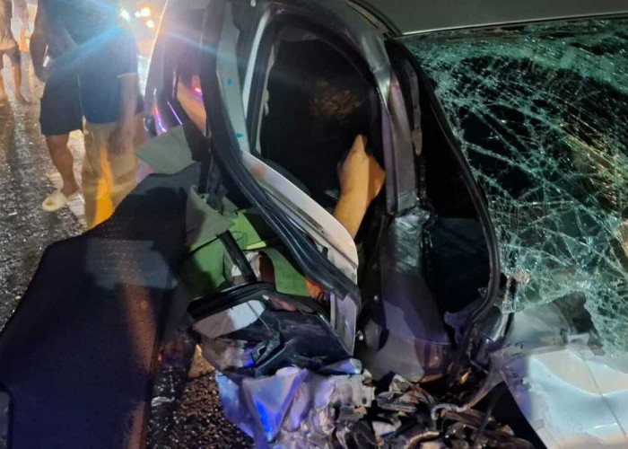 Tiga Kendaraan Laka Beruntun, 1 Tewas, 2 Luka Ringan