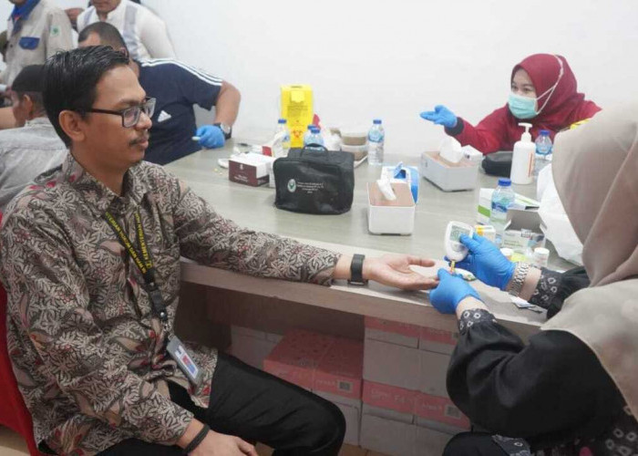Kemenkum Sumsel Dukung Pemeriksaan Kesehatan Gratis Bagi Masyarakat