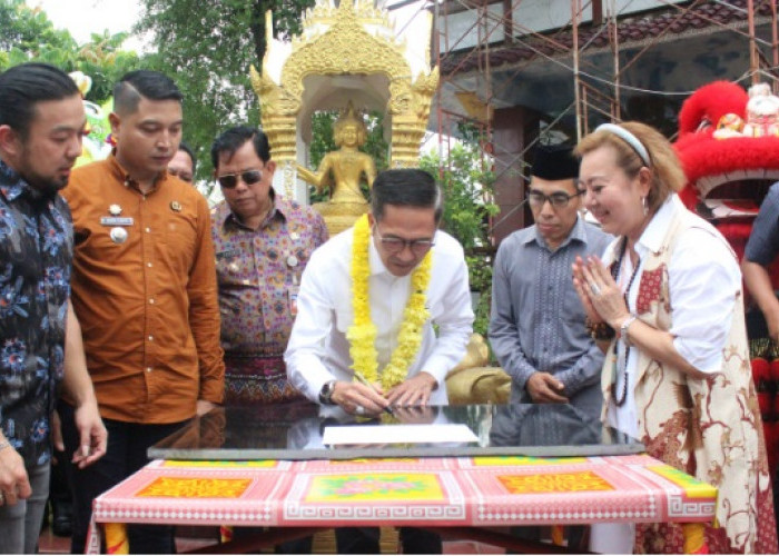 Vihara Yayasan Sembilan Bidadari di Palembang Bangun Mushola, Ternyata Ini Alasannya..