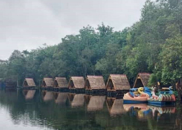 Danau Shuji  di Muara Enim Tambah Fasilitas Camping dan Waterboom. Nggak Nyangka Dulunya Danau Ini Cuma….