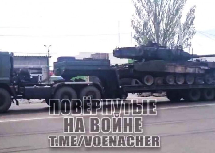 Rusia Menganalisis Teknologi Tank Buatan Jerman Hasil Tangkapannya  di Ukrania