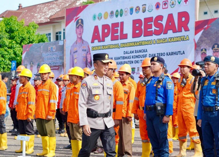 Ribuan Personel Disiagakan, OKI Tanggap Karhutla Sejak Dini