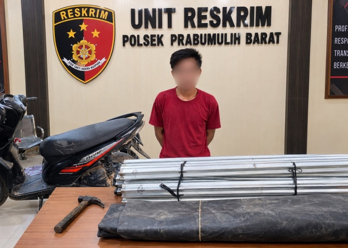 Pencurian Aset Pertamina di Prabumulih Terbongkar, URC WESTER 838 Bekuk Pelaku saat Bawa 20 Pagar Seng