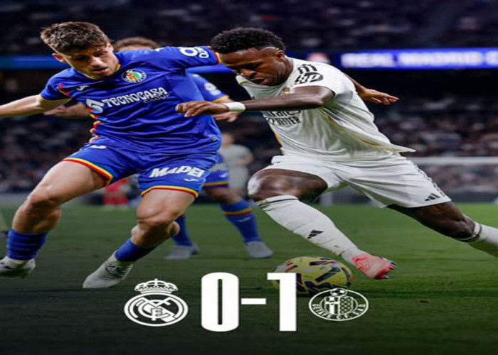 Hasil Real Madrid 0-1 Getafe: Madrid Hilang 6 Poin, Barcelona Kian Nyaman di Puncak