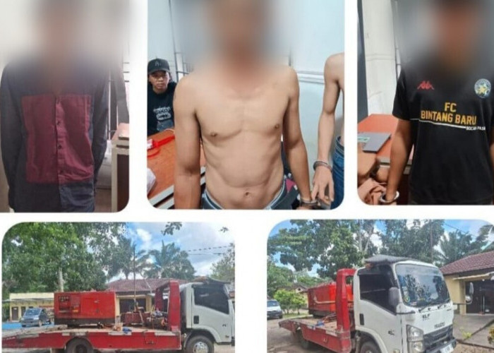 Merugikan Jaringan Telekomunikasi, Komplotan Pencuri Genset Tower Berhasil Diringkus