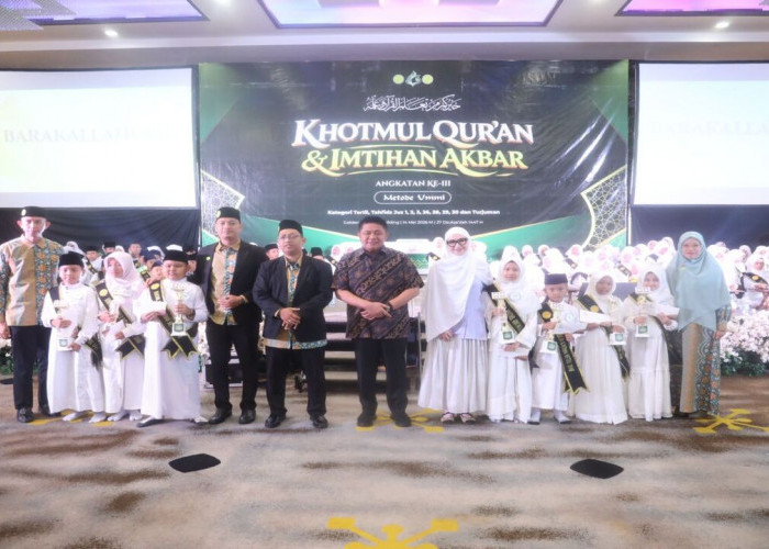 Herman Deru Hadiri Khotmul Quran Imtihan Akbar Metode Ummi, Tekankan Rumah Tahfidz Ubah Mindset Pendidikan 