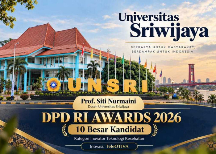 Dosen UNSRI, Prof Siti Nurmaini Masuk 10 Besar Kandidat DPD RI Awards 2026