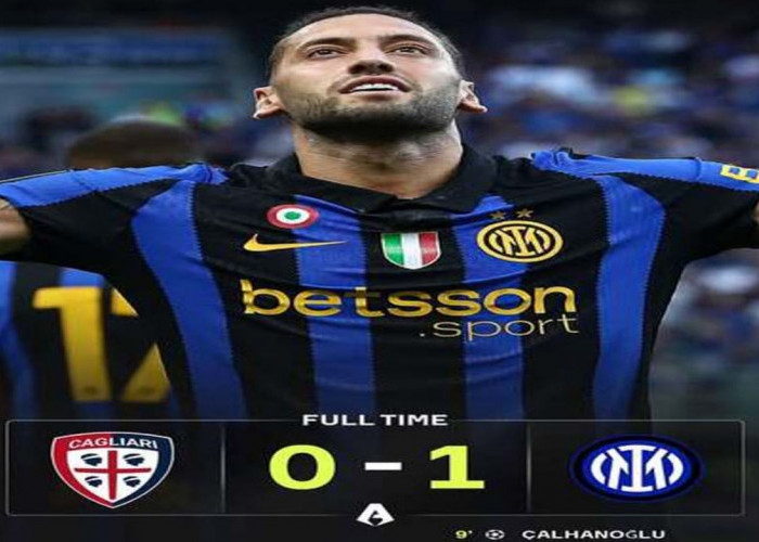 Hasil Liga seri A: Inter Menang Tipis 1-0 di Markas Cagliari.  I