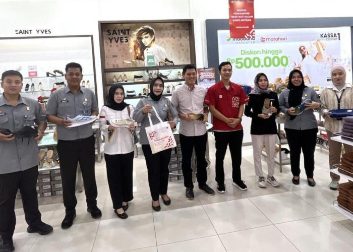 Kemenkum Sumsel Pantau Pusat Perbelanjaan Berbasis KI