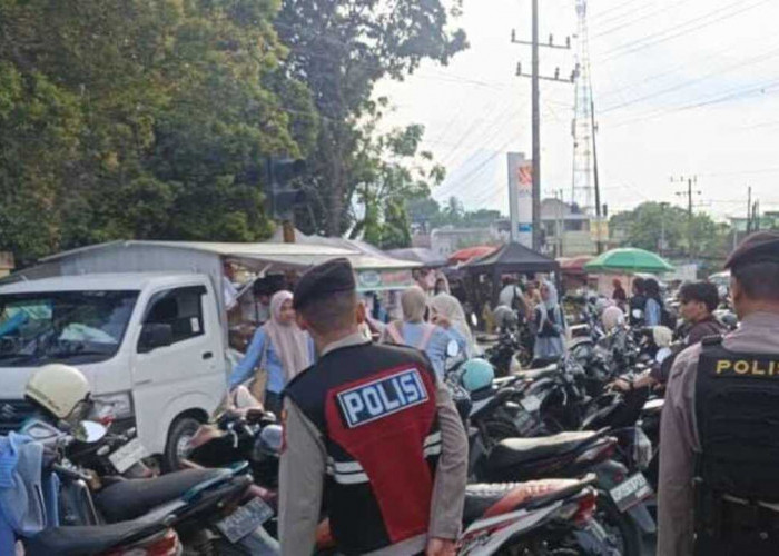 Patroli Ketat Sat Samapta Polres Ogan Ilir Antisipasi Curanmor di Kawasan Kuliner UNSRI