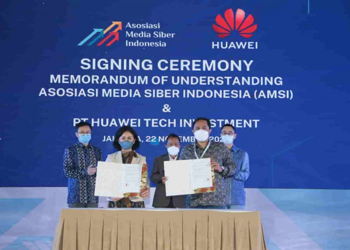 Huawei dan AMSI Jalin Kerjasama Tingkatkan Kecakapan Digital Media Siber di Indonesia