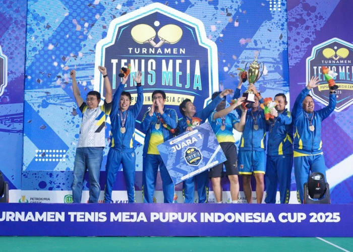 Pusri Jadi Pemenang Tenis Meja Pupuk Indonesia Cup 2025