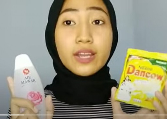 Susu Dancow + Air Mawar Bikin Wajah Kinclong, Penasaran Begini Cara Buatnya...