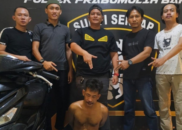 Viral di Medsos, Ferry Good Pencuri Sekarung Kelapa Ditangkap Tim Opsnal Sunyi Senyap Prabumulih Barat
