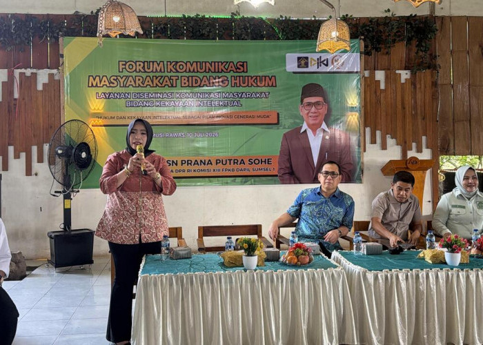 Forum Komisi XIII DPR RI di Musi Rawas, Kemenkum Sumsel Ungkap Aduan Pelanggaran KI Masih Minim