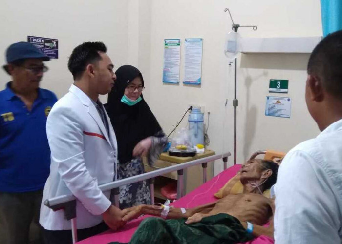 Sempat Viral, Romzi Kini Dirawat di RSUD Tanjung Senai, Kondisinya Mengundang Simpatik Fraksi PKS DPRD Ogan Il