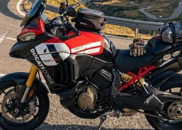 Livery Balap Bikin Gahar! Ducati Multistrada V4 Pikes Peak 2027 Bukan Touring Biasa. 