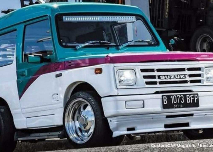 Suzuki Jimny JA11 Jepang, Pakai Gaya Indonesia dan Nuansa California 80-an. 