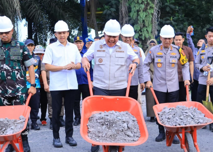 Herman Deru Pimpin Apel Program Belida, Target Zero Lubang di Sumsel Jelang Lebaran.