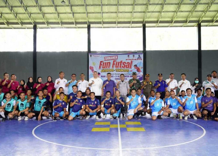 Pemkab OKUT Gelar Turnamen Futsal Antar OPD