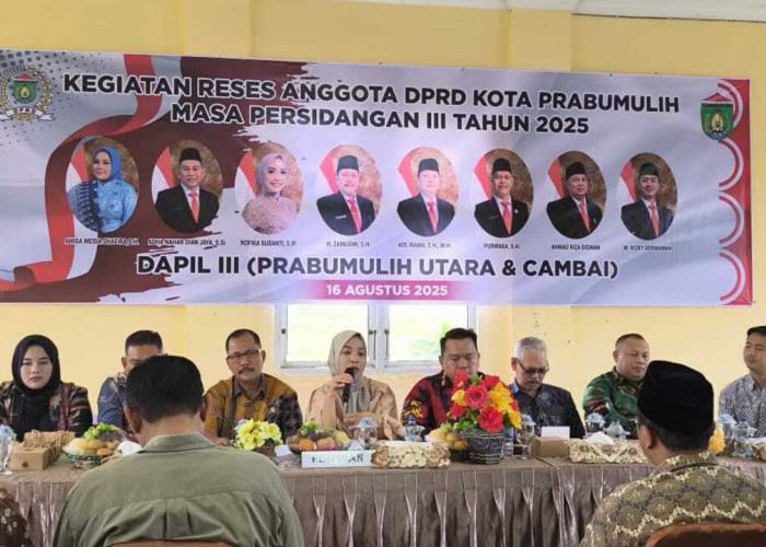 Reses DPRD Kota Prabumulih Serap Aspirasi Masyarakat di Tiga Daerah Pemilihan
