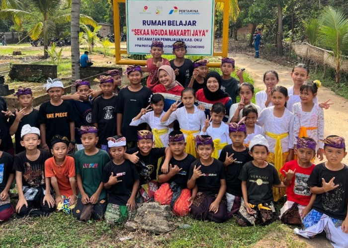 Melestarikan Budaya Lokal, PHE Ogan Komering dan Masyarakat Kolaborasi Gelar Festival Sekaa Nguda Makarti Jaya