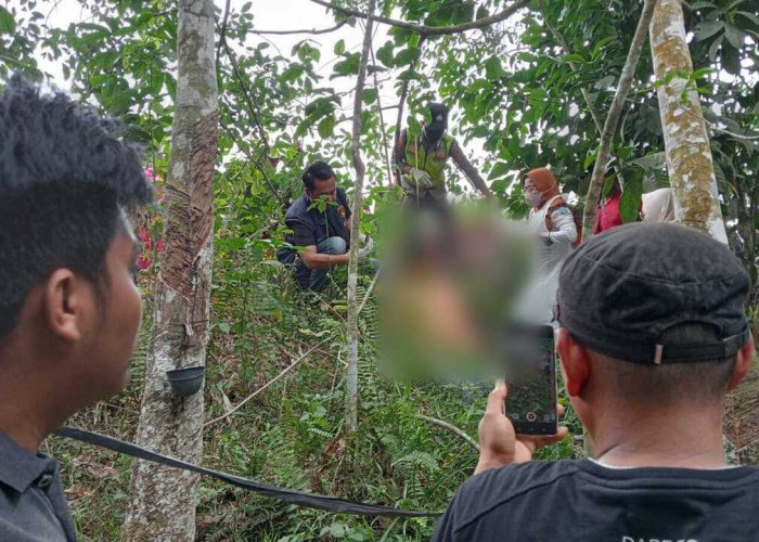 Polsek Pedamaran Timur Ungkap Pemuda yang Ditemukan Tewas di Kebun Karet Adalah Bunuh Diri