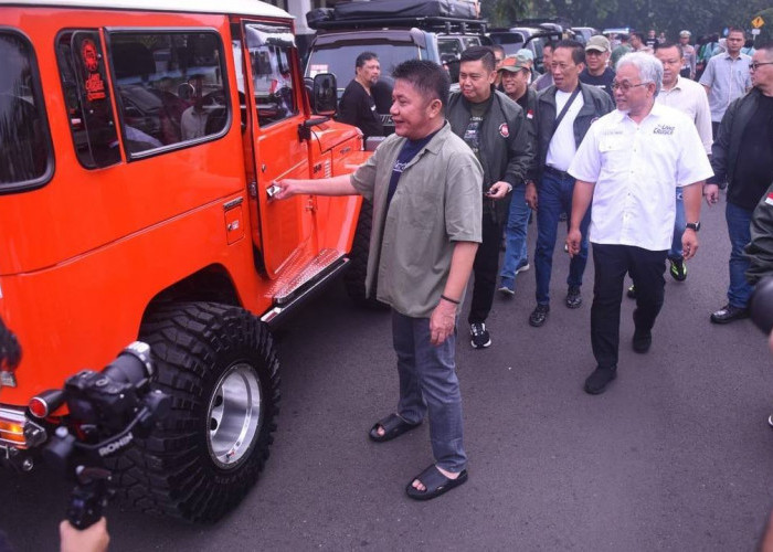 Sumsel Gaungkan Pariwisata Lewat Komunitas Otomotif, Gubernur Herman Deru Lepas TLCI ke Jambore Nasional
