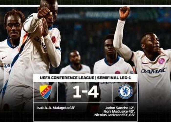 Semifinal Conference League: Chelsea Bungkam Djurgarden 4-1 di Leg Pertama