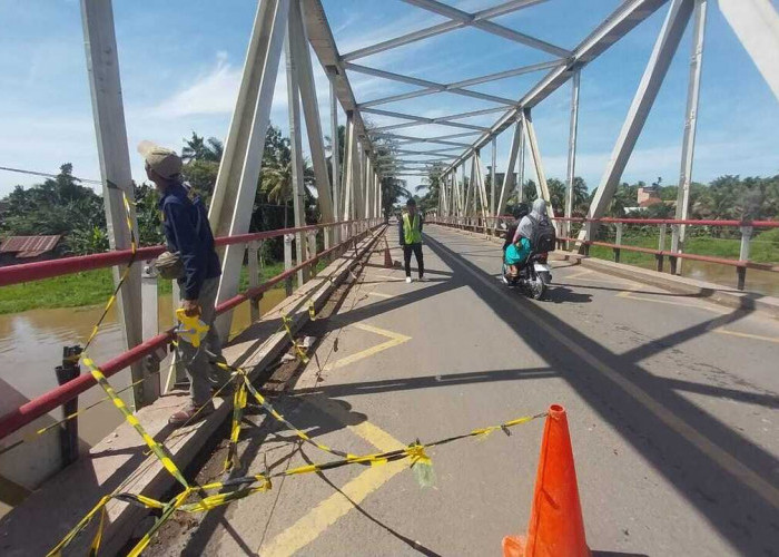 Kabel Suspensi Jembatan Peninggalan Putus, Pemkab Muba Langsung Atasi Sementara dan Surati Kementerian PUPR