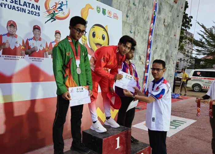 Cabor Panjat Tebing Muba Penuhi Target Medali Emas di PORPROV XV Tahun 2025