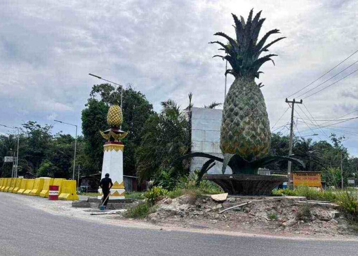 Bukan Hapus Ikon Kota, Pembongkaran Tugu Nanas Prabumulih untuk Persiapan Exit Tol dan Pelebaran Jalan