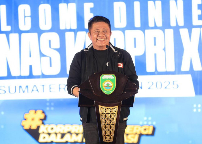 Gubernur Herman Deru Jamu Hangat Kontingen Pornas KORPRI 2025 dengan Kearifan Lokal Sumsel