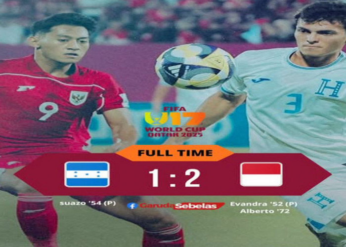 Hasil Piala Dunia U-17: Garuda Muda Menang 2-1 atas Honduras, Tapi Gagal Lolos