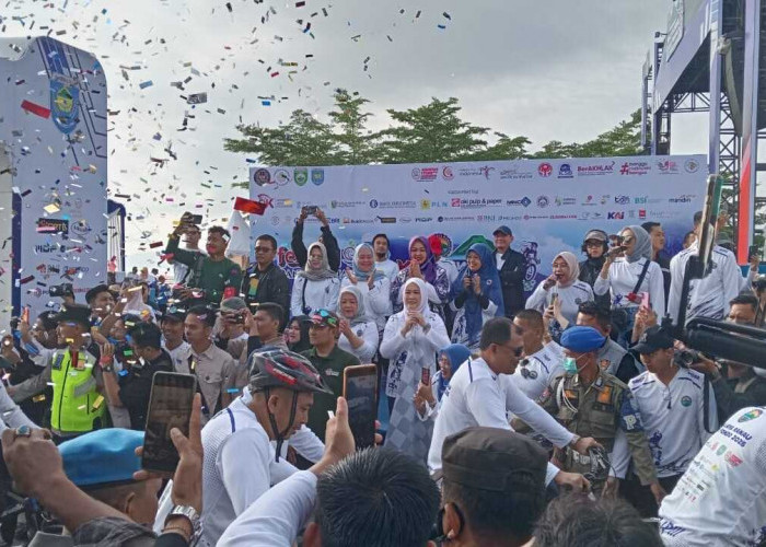 Goweser dari Seluruh Indonesia Meriahkan Sriwijaya Ranau Gran Fondo 2025 di Danau Ranau