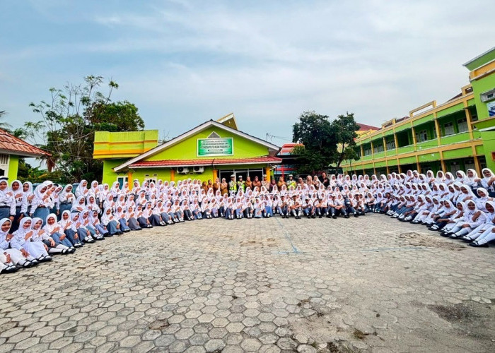 Police Goes to School, Satlantas Prabumulih Tanamkan Disiplin dan Keselamatan Berlalu Lintas kepada Pelajar
