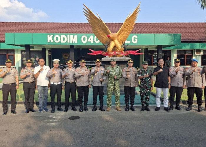 Kapolres Lubuklinggau Sambangi Kodim 0406, Perkuat Sinergi TNI-Polri Jaga Stabilitas Keamanan Daerah