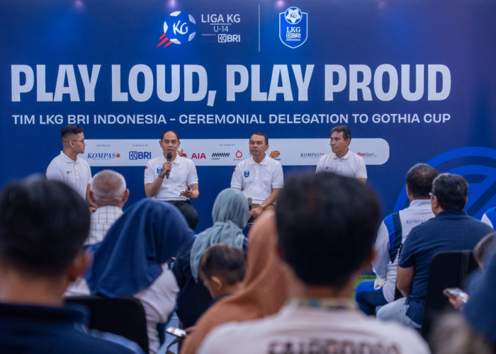 BRI dan Liga Kompas Melepas Keberangkatan Tim LKG BRI ke Piala Dunia Remaja “Gothia Cup” di Swedia