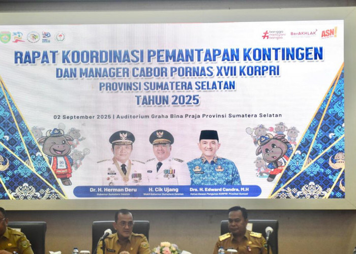 Sumsel Tuan Rumah Pornas Korpri XVII 2025, Sekda Edward Candra Targetkan Sukses Ganda
