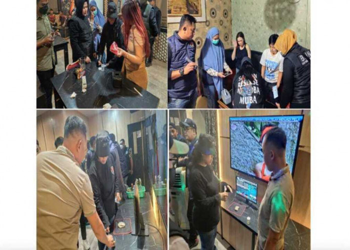 Dua Tempat Karaoke di Sekayu Jadi Sasaran Razia Narkoba Polres Muba, Begini Hasilnya