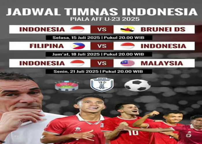 Piala AFF U23 2025: Ini Jadwal Lengkap dan Skuad Akhir Timnas U-23 Indonesia