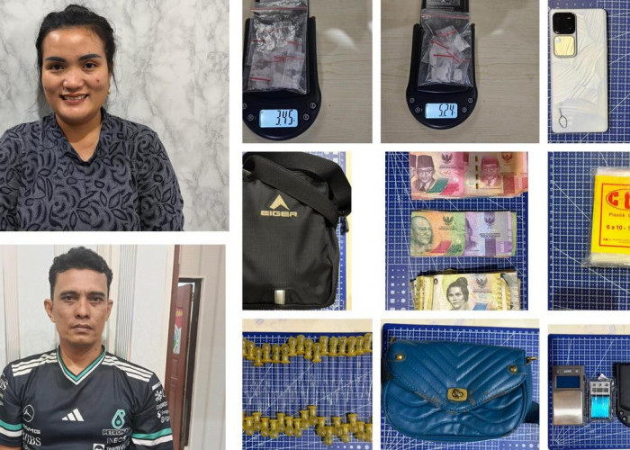 Polres OKU Selatan Polda Sumsel Bongkar Transaksi Sabu di Kontrakan, Dua Pelaku Ditangkap