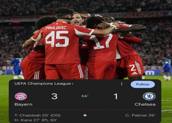Liga Champions 2025/2026: Kane Bawa Bayern Kalahkan Chelsea 3-1 di Allianz Arena