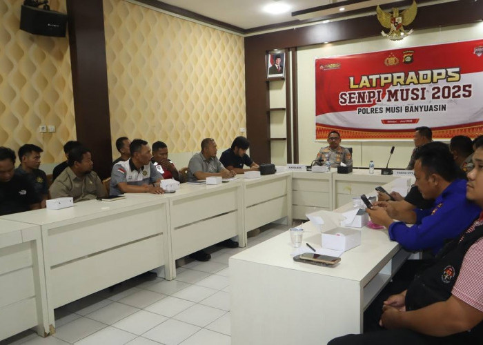 Persiapan Operasi Senpi, Ini yang dilakukan Polres Muba
